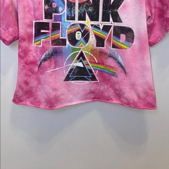 Pink Floyd tye dye crop t- shirt - Picture 2 of 6